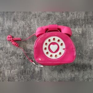 Telephone Shaped Purse Shoulder Crossbody Tote Bags Women Retro Phone Top Handle